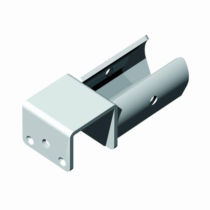 Silver Slide tube mount without stop (A TYPE)