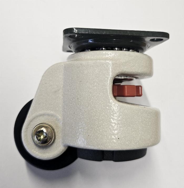 Levelling Caster with mounting plate FM 40