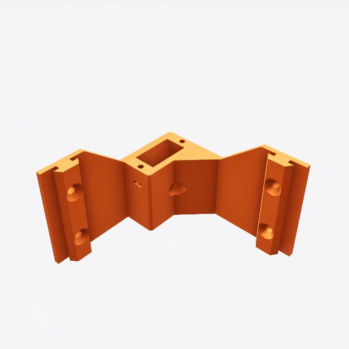L Shaped S8B Slider PU T10 25mm - 3DP