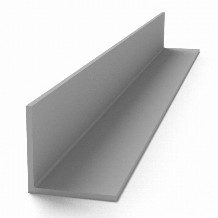 Angle bar not anodized 40x40x2mm