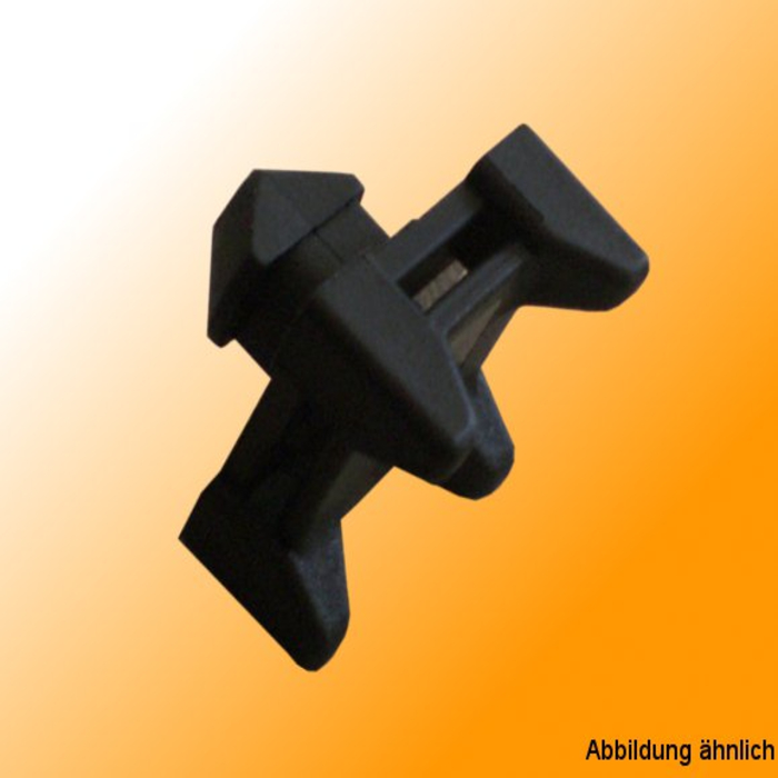 We offer this bi-directional cable block type I with 5 groove for fixing cables to aluminum profiles