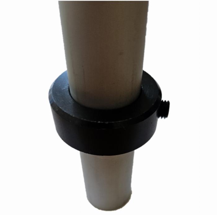 Collars with grub screw for circular tubes 28mm