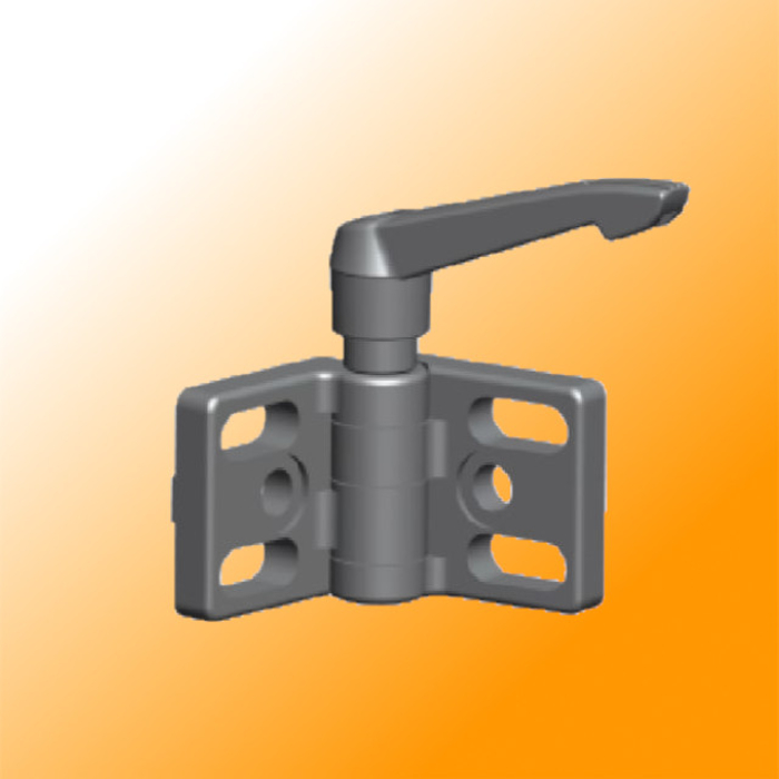 Hinge Die-cast Zinc 40x80 with locking handle