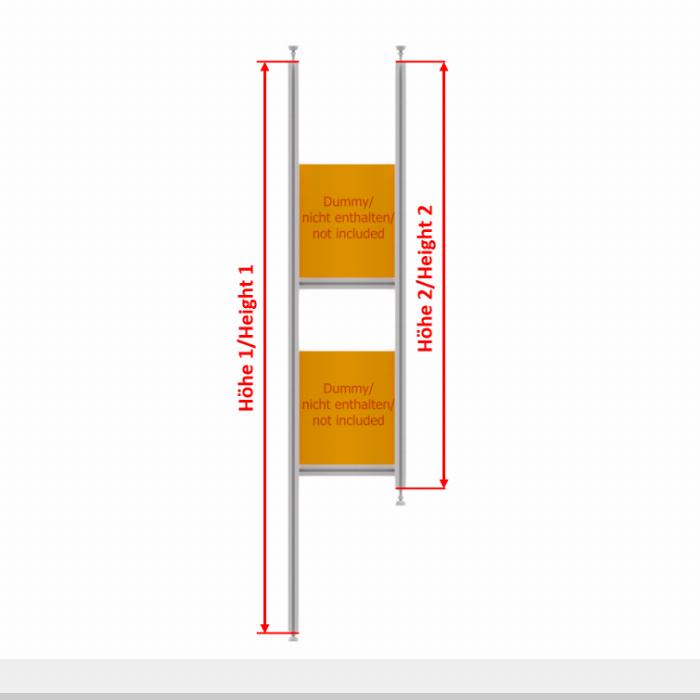 Configurator rear garage with aluminum profiles