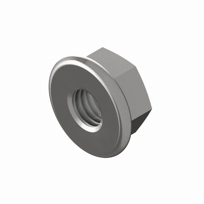 Hexagon nut with flange DIN 6923 [M8] stainless steel