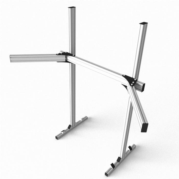 SimRacing monitor stand configurator