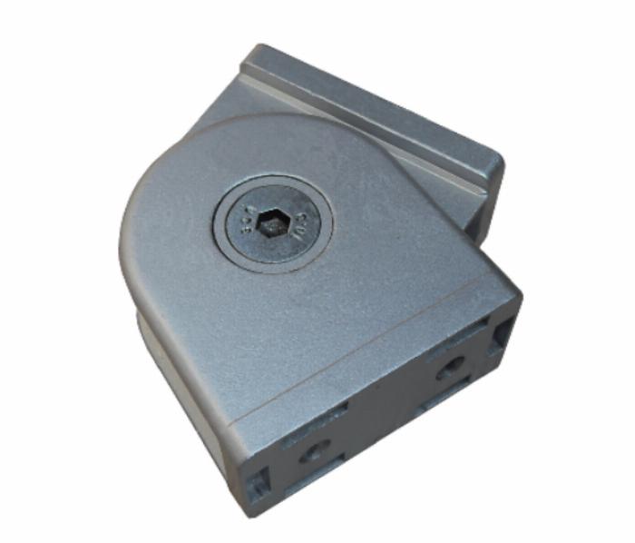 80x80 I-Type slot 8 aluminum joint is supplied with four screws for mounting